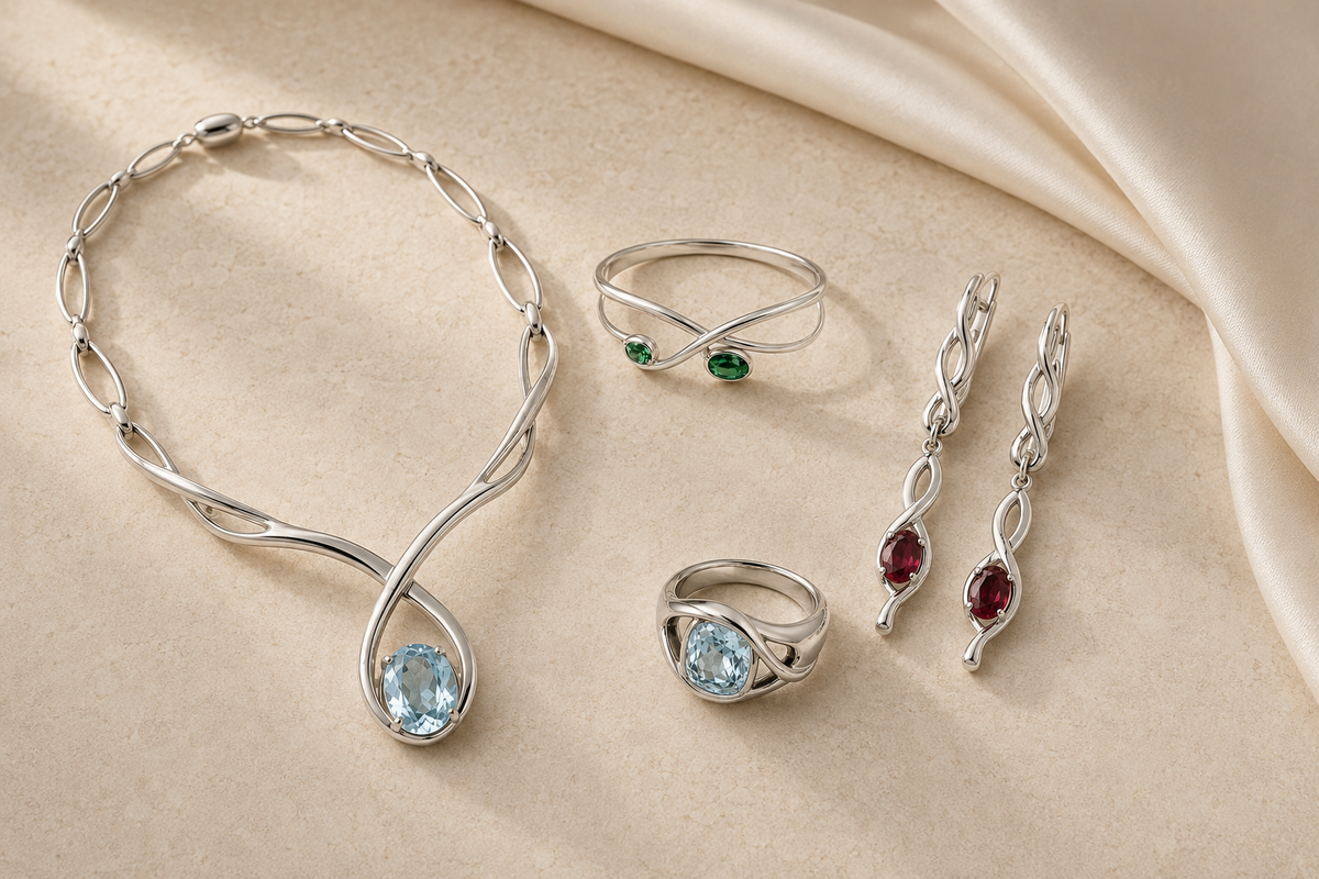 Forgemier ARGENT LILT and FORMA sterling silver jewellery collection