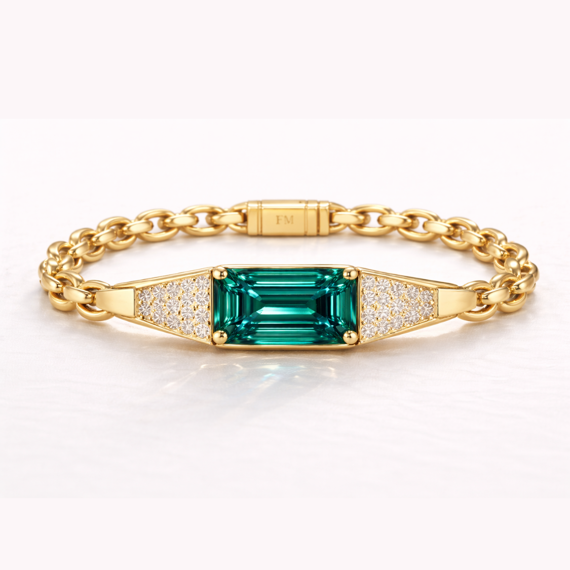 Emerald Elegance Bracelet