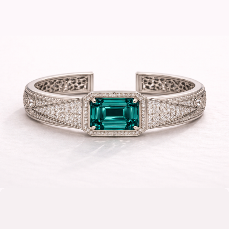 Indicolite Monument Cuff