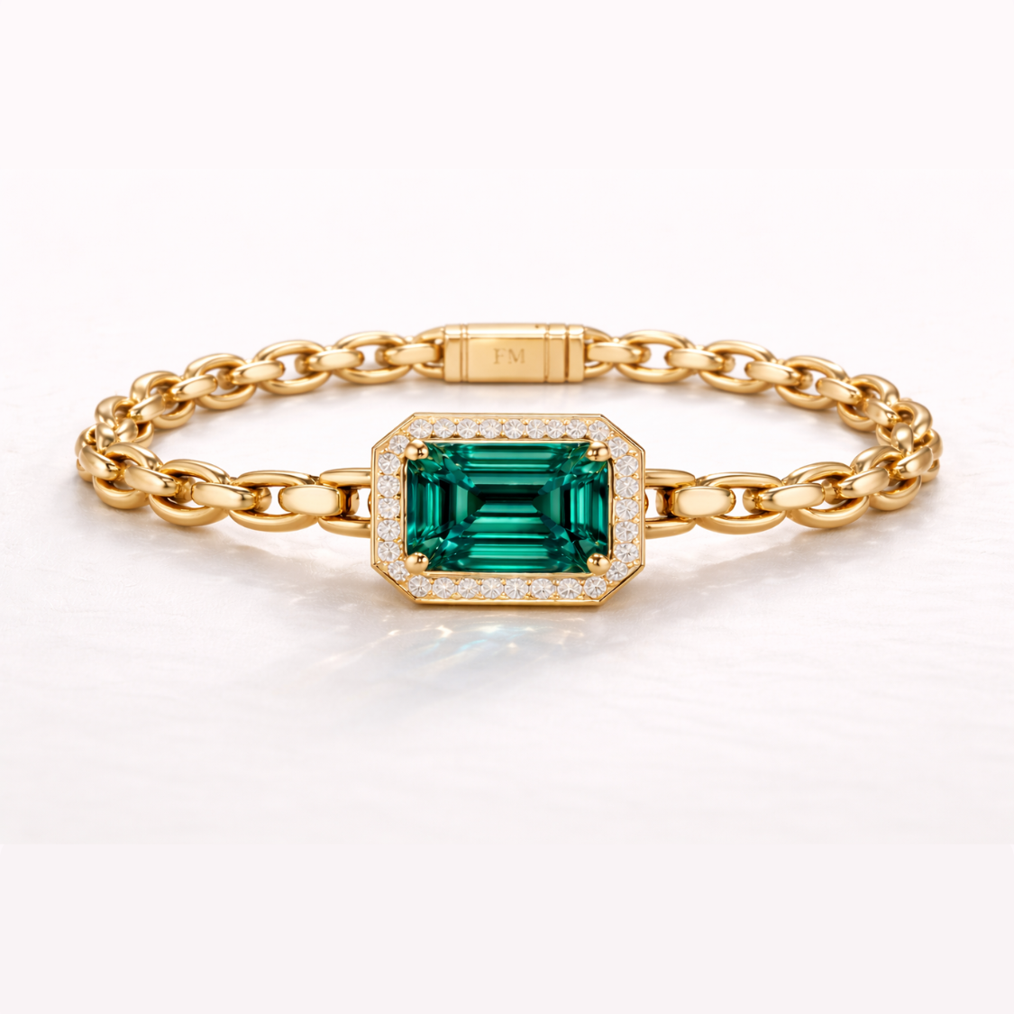 Emerald Elegance Bracelet