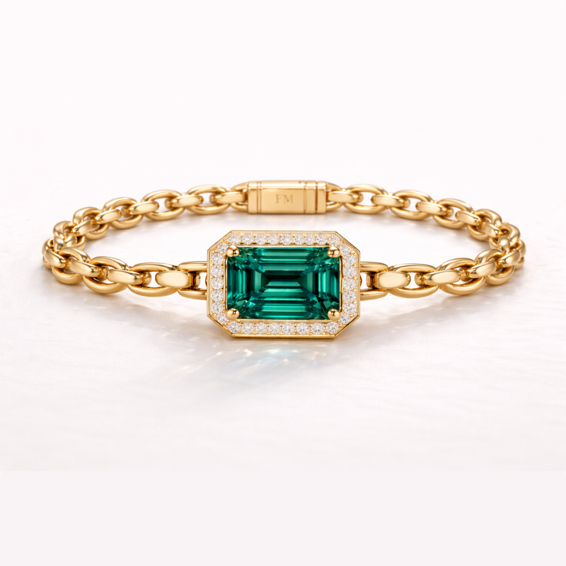 Emerald Elegance Bracelet