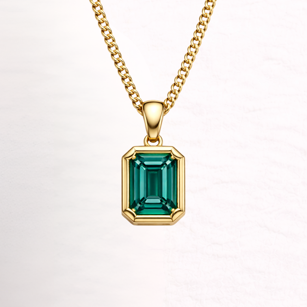 Emerald Radiance Pendant