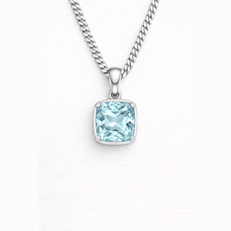 Aquamarine Serenity Necklace