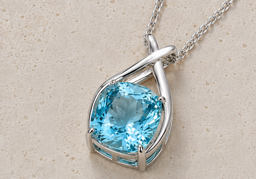 Crownline Aquamarine Grand pendant hero