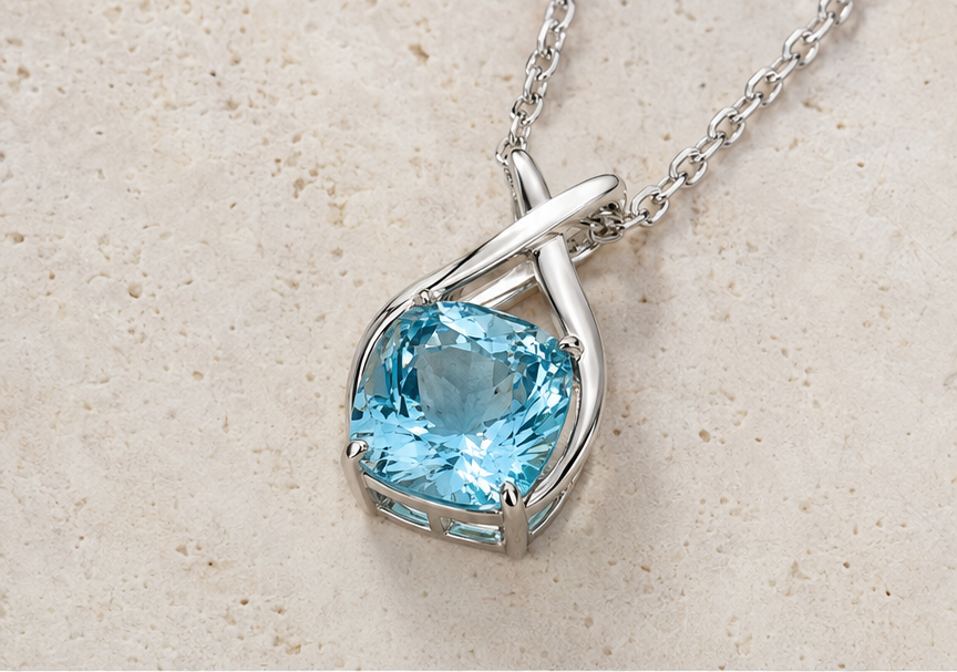 Crownline Aquamarine Signature pendant hero