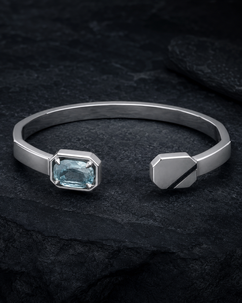 Cipher Cuff 07 aquamarine studio visualization