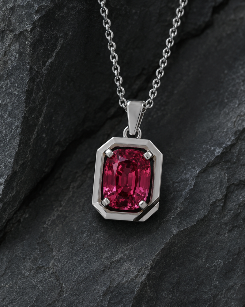 Cipher Pendant 05 spinel studio visualization