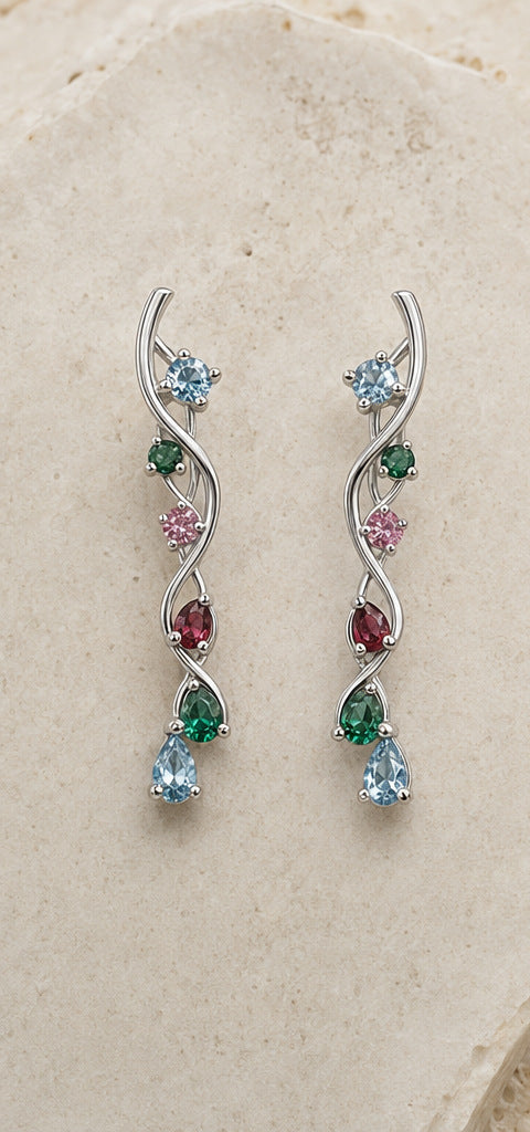 Lilt Constellation Climbers — Mixed Gemstones — product portrait