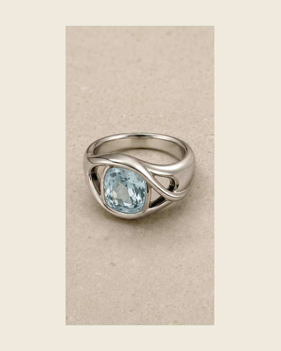Lilt Forma Signet — Aquamarine — product portrait